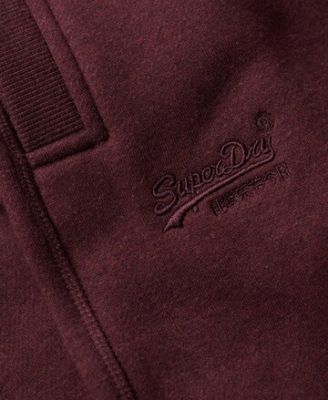 Superdry Tapered Broek 'Essential' in Rood