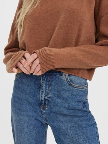 VERO MODA Pullover 'Lillie' in Braun