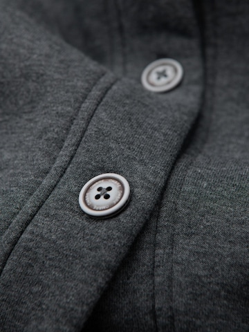 Ombre Sweatvest 'OM-SSZP-0186' in Grijs