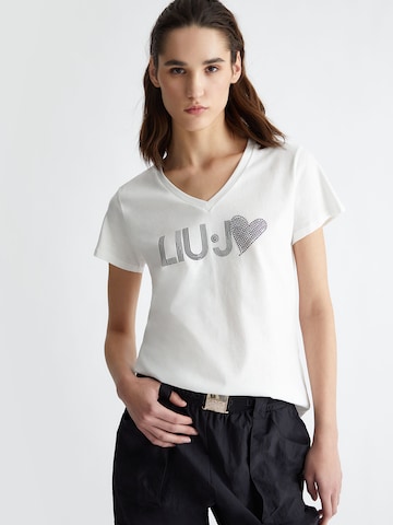 T-shirt Liu Jo en blanc : devant