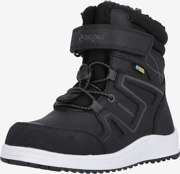 ZigZag Snowboots 'Rincet' in Zwart: voorkant