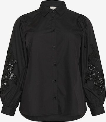 T-shirt 'KCnicky' KAFFE CURVE en noir : devant