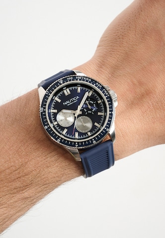 Montre à affichage analogique ' NCT WINDROSE ' NAUTICA en bleu : devant