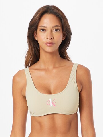 Bustino Top per bikini di Calvin Klein Swimwear in beige: frontale