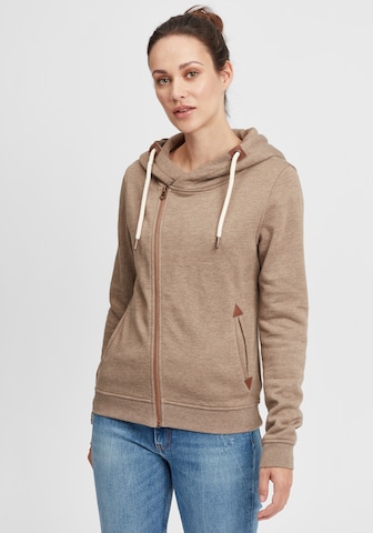 Oxmo Sweatshirt 'Vicky' in Braun: predná strana