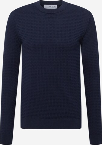 SELECTED HOMME Trui 'ATLANTA' in Blauw: voorkant