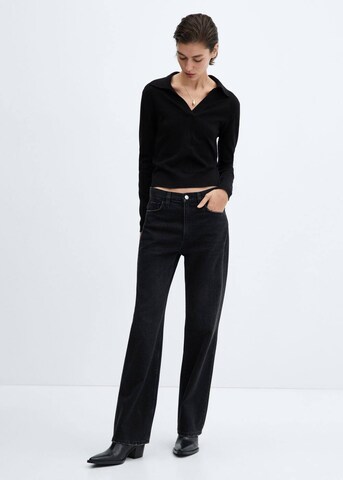 MANGO Regular Jeans 'Matilda' in Schwarz