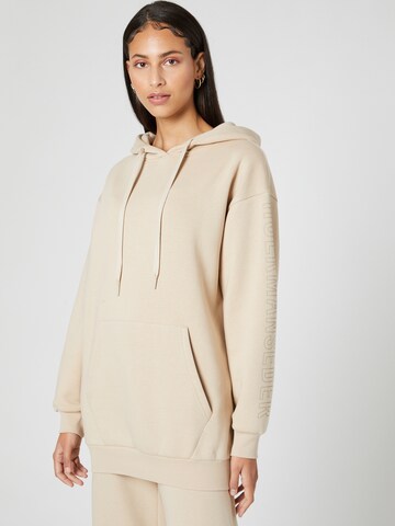 Hoermanseder x About You Sweatshirt 'Maxi' in Beige: voorkant