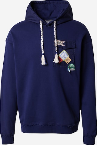 SCOTCH & SODA - Sweatshirt em azul: frente