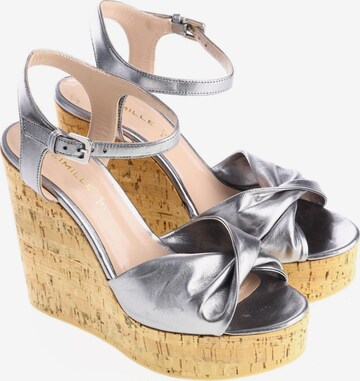 Deimille Sandals & High-Heeled Sandals in 39 in Silver: front