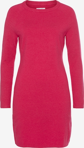 TAMARIS Knitted dress 'Otto' in Pink: front