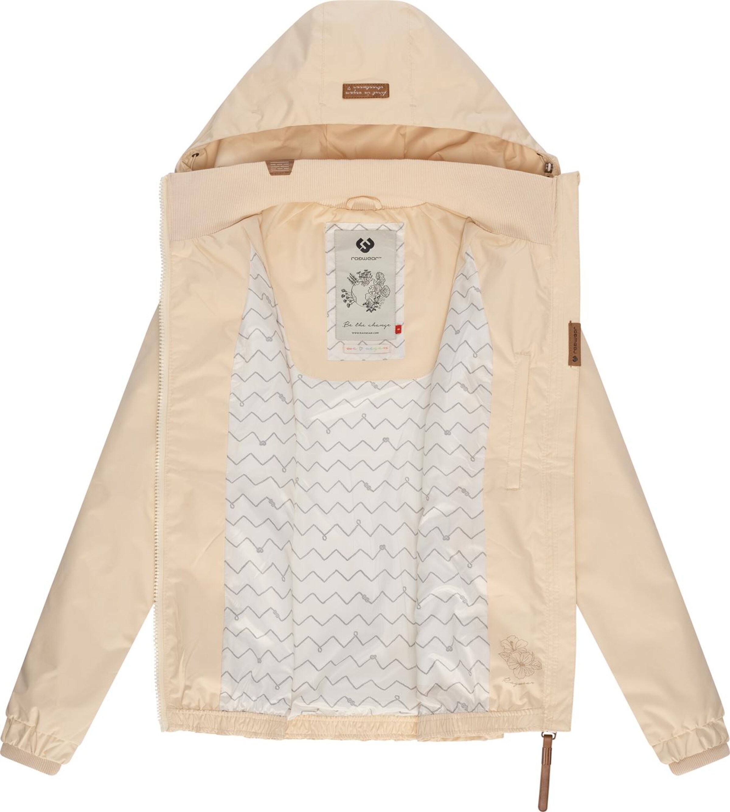 Giacca funzionale 'Dizzie' di Ragwear in beige