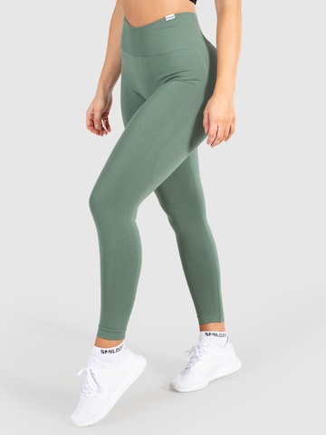 Skinny Pantalon de sport 'Amaze Scrunch' Smilodox en vert
