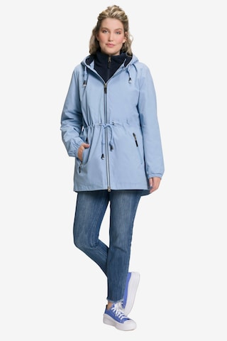 Ulla Popken Between-Seasons Parka in Blue