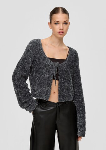 Cardigan QS en noir : devant