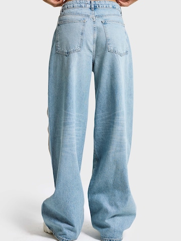 IT'S BASIC Baggy Jeans 'SUPER BAGGY MID RISE JEANS' in Blauw