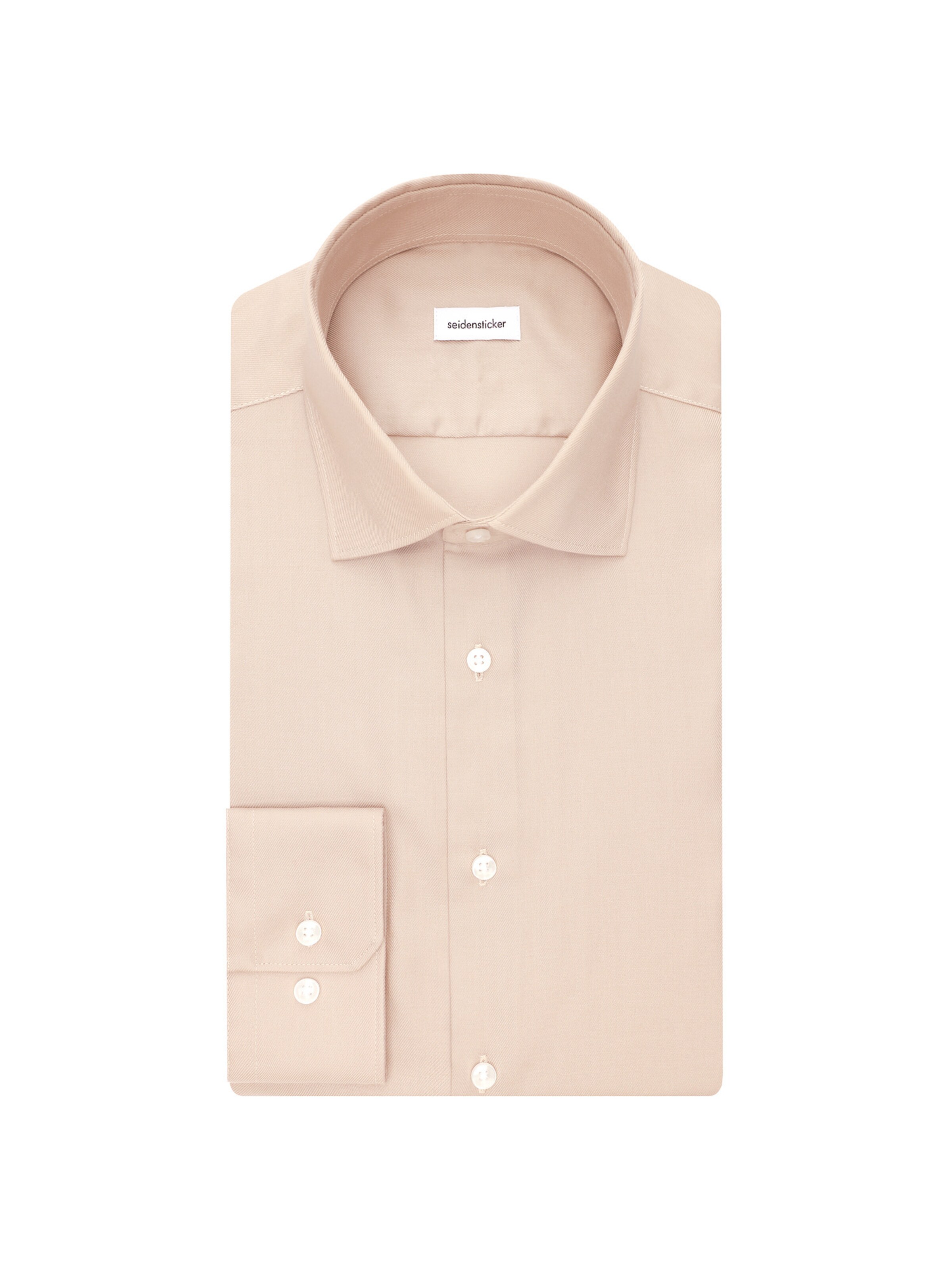 SEIDENSTICKER Slim Fit Business Hemd in Beige