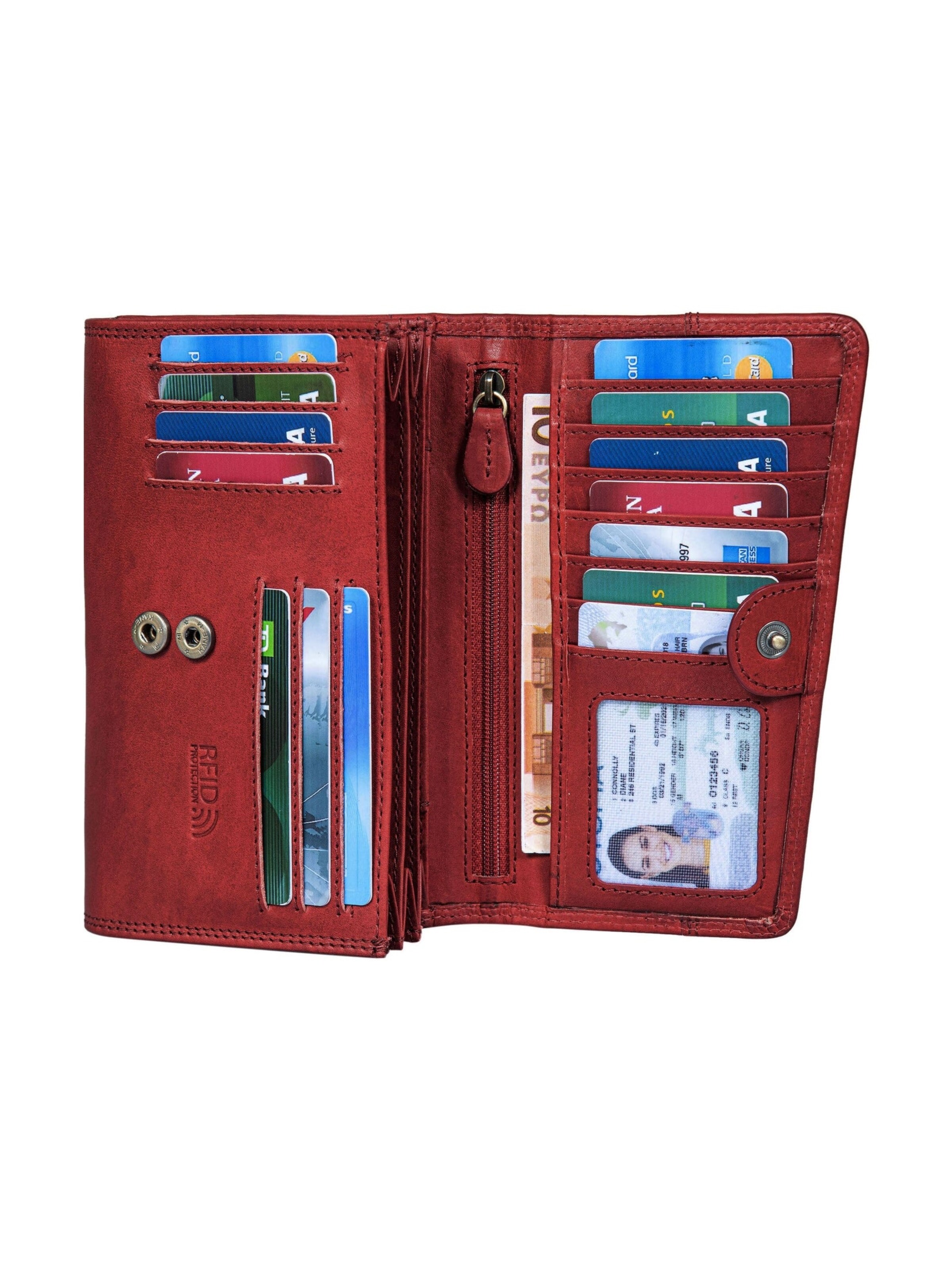Benthill Wallet in Red