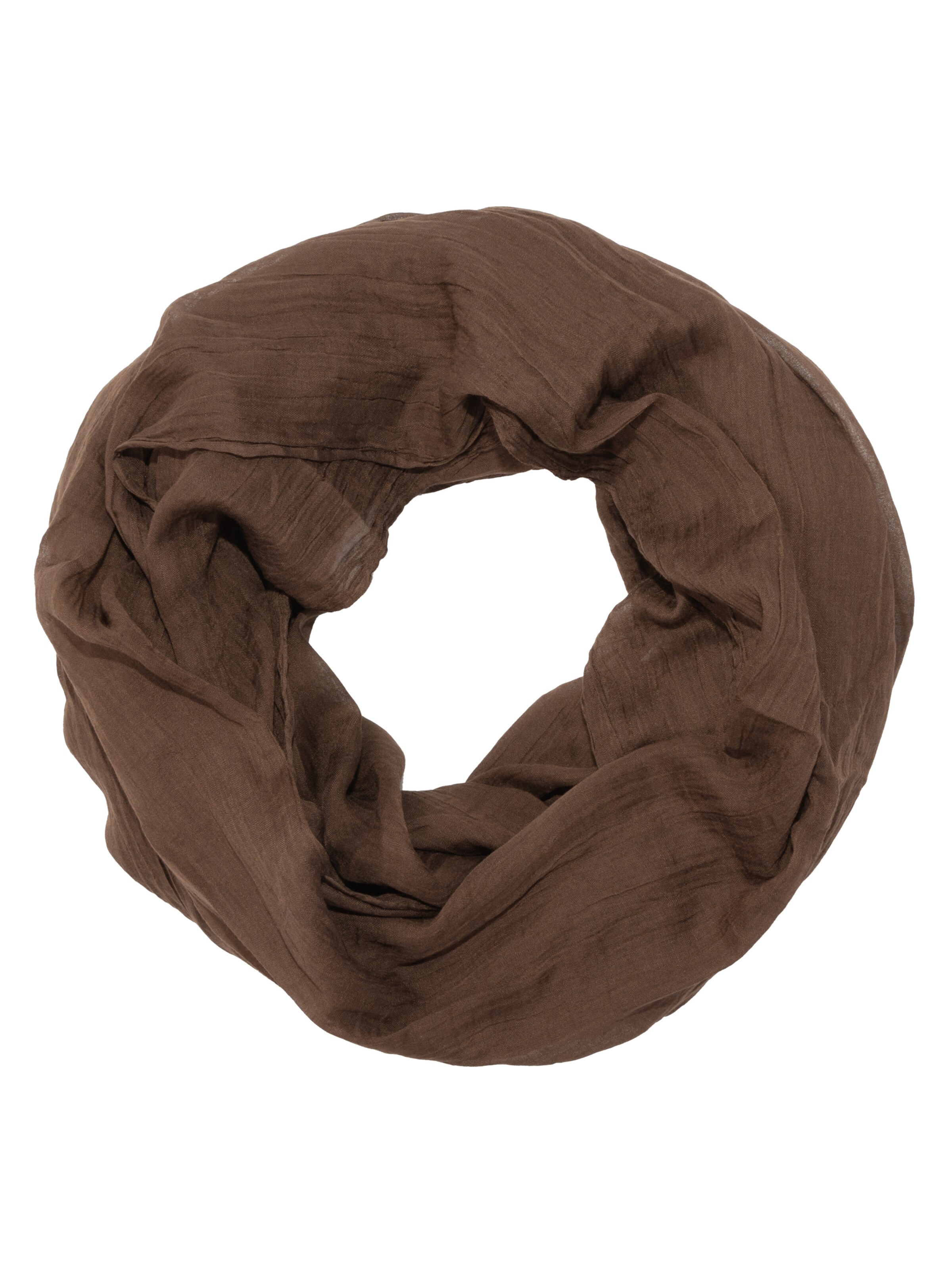 Écharpe tube 'Carina' Seasons of April en marron : devant