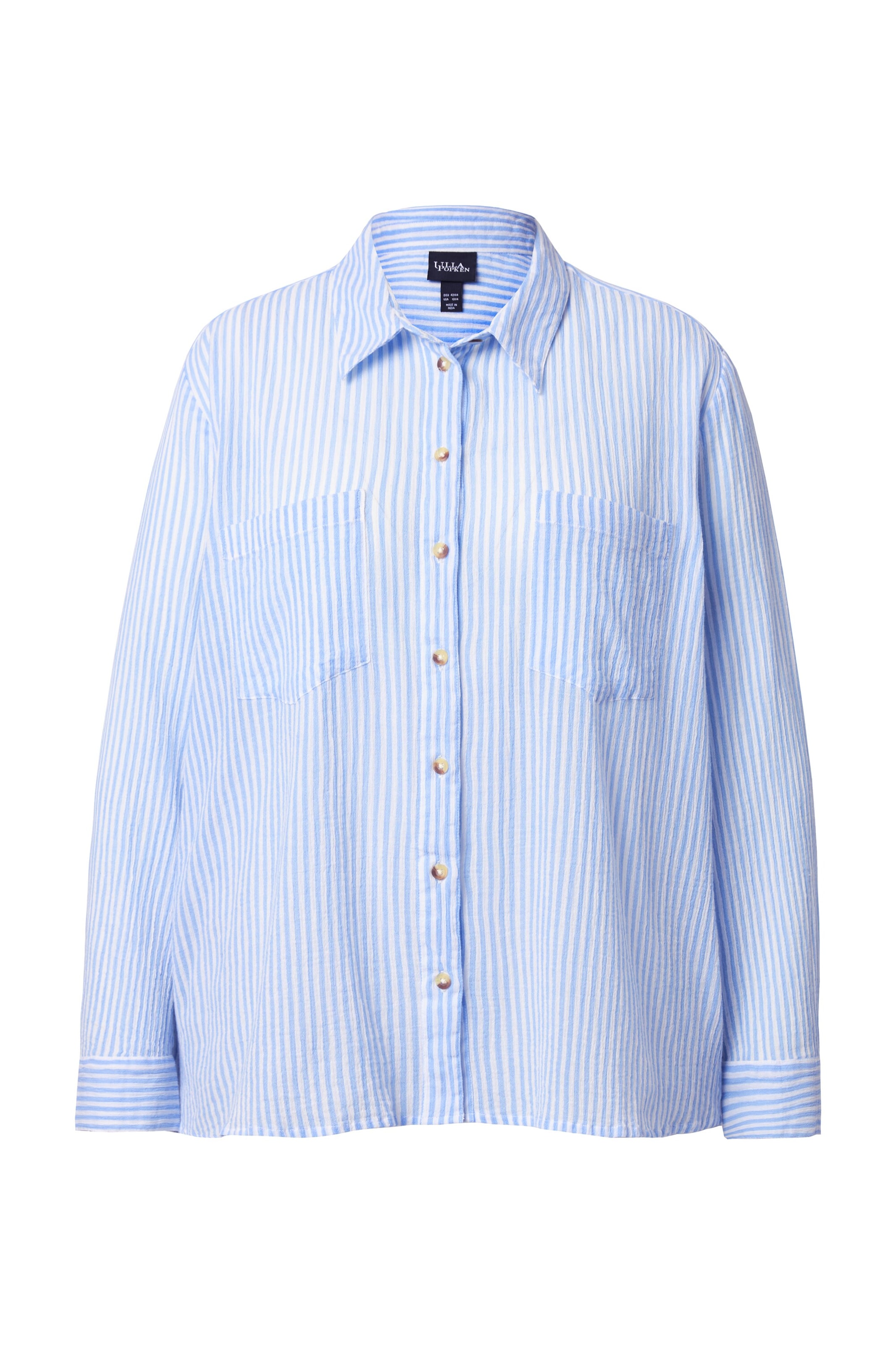 mėlyna Ulla Popken Palaidinė: priekis