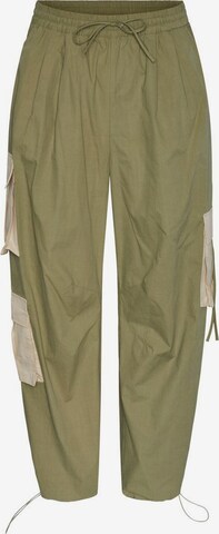 IIQUAL - Loosefit Pantalón 'Kim' en verde: frente