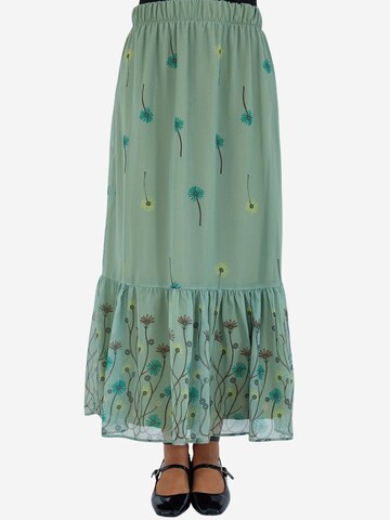 Bigdart Skirt in Green: front