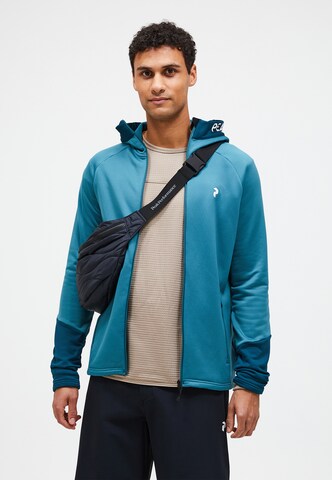 PEAK PERFORMANCE Funktionele fleece-jas in Blauw: voorkant