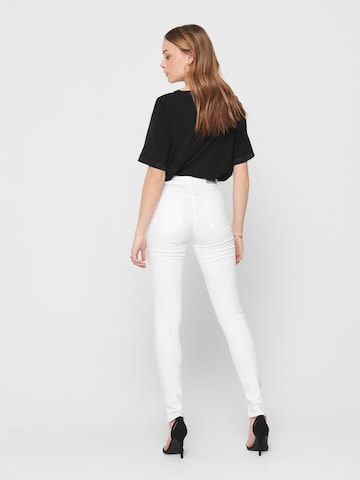 ONLY Skinny Jeans 'Blush' in Weiß