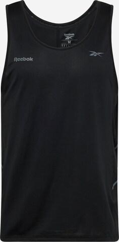 Reebok - Camiseta funcional 'SPEED' en negro: frente