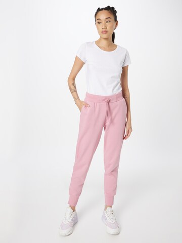 Effilé Pantalon de sport 4F en rose : devant
