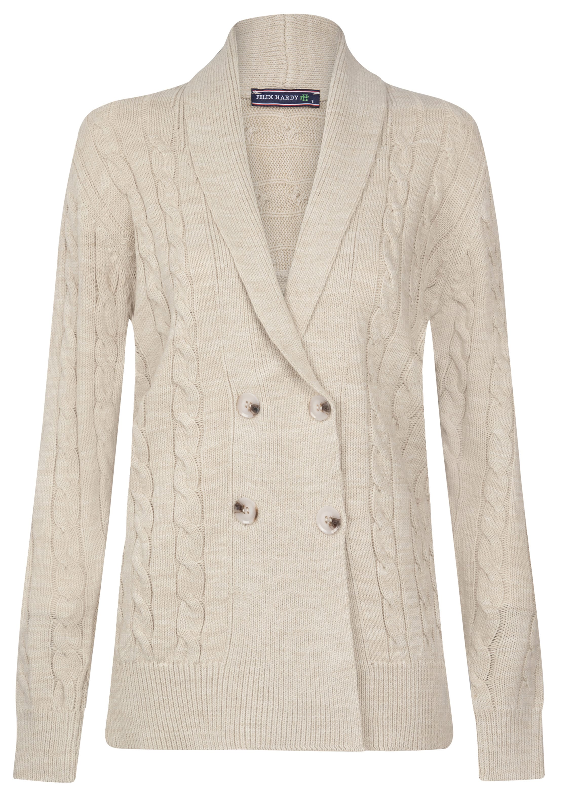 Felix Hardy Kardigan – béžová: přední strana