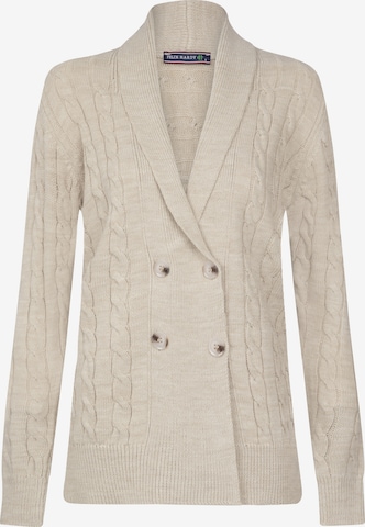Cardigan Felix Hardy en beige : devant