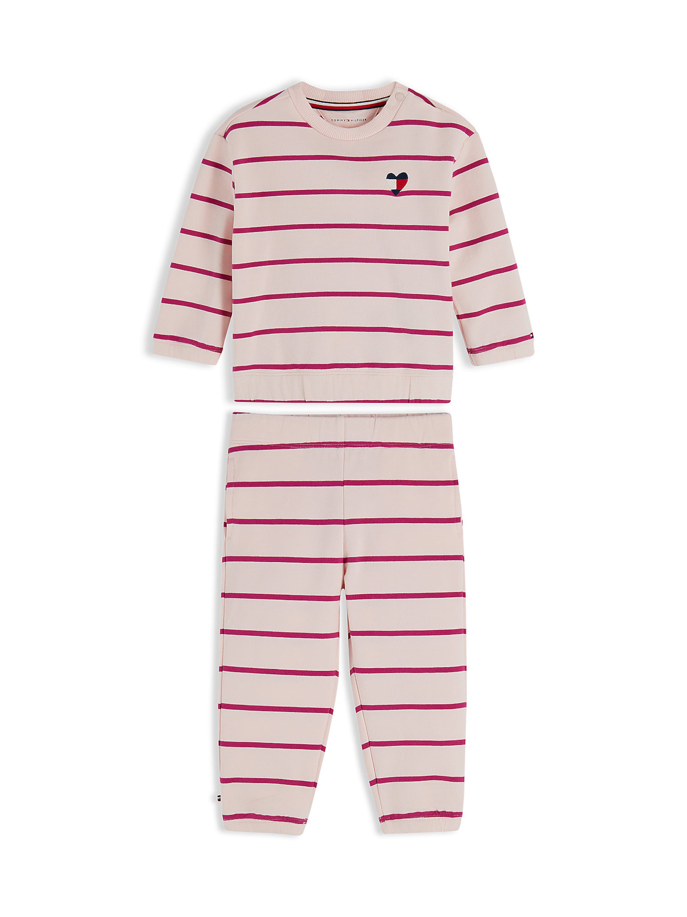 Survêtement TOMMY HILFIGER en rose : devant
