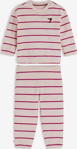 Survêtement TOMMY HILFIGER en rose : devant