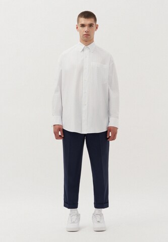 Studio Seidensticker Comfort fit Button Up Shirt 'Studio' in White