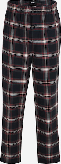 Pižaminės kelnės 'Holiday' iš BOSS, spalva – tamsiai mėlyna / tamsiai žalia / raudona / balkšva, Prekių apžvalga