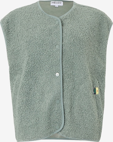 PIECES Weste 'PCKATTY' in Grün: Vorderseite