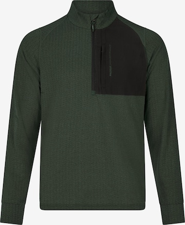 PROTEST Sportsweatshirt 'PRTCatcher' in Grün: Vorderseite