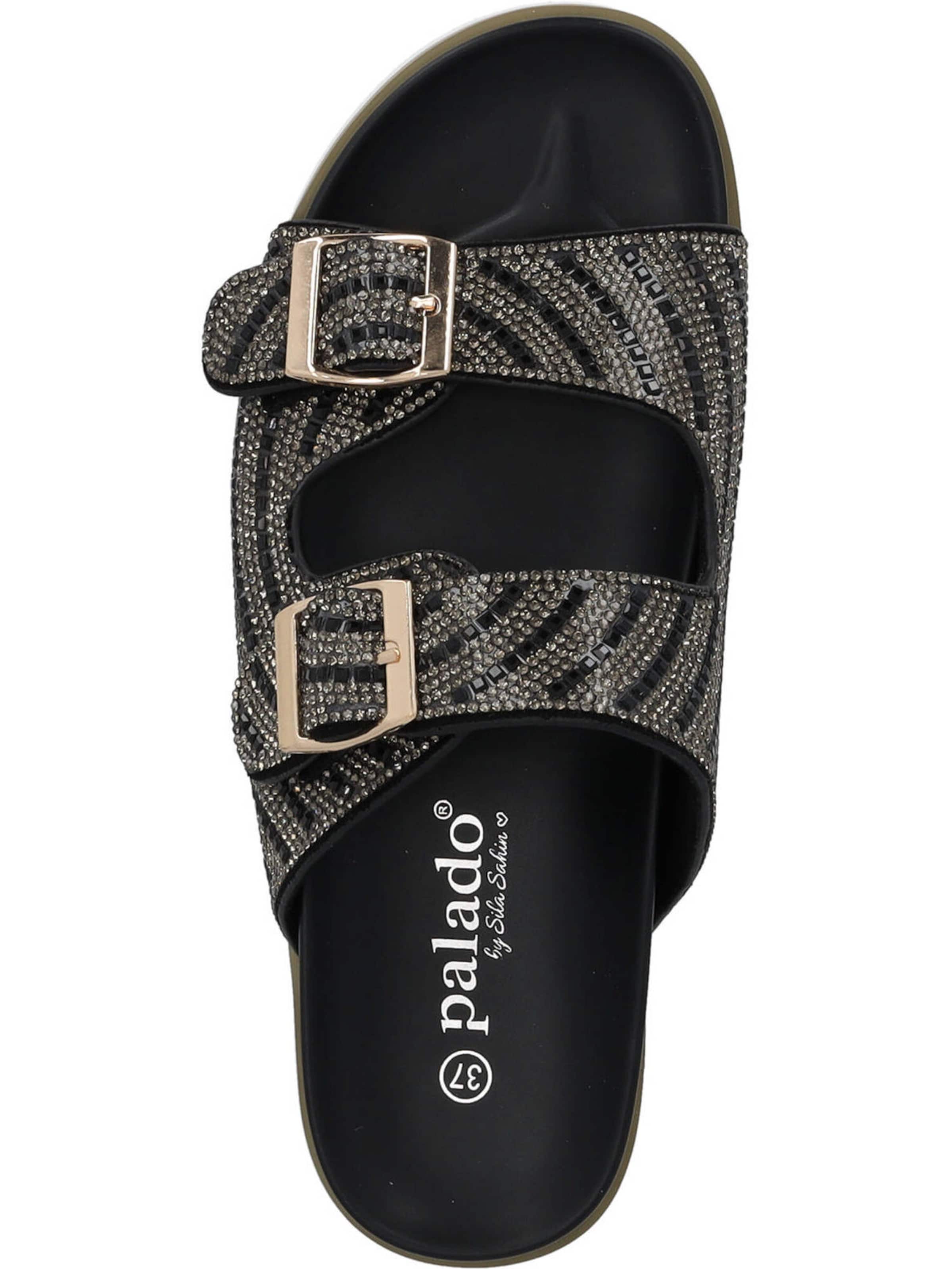 Palado by Sila Sahin Pantolette in Schwarz