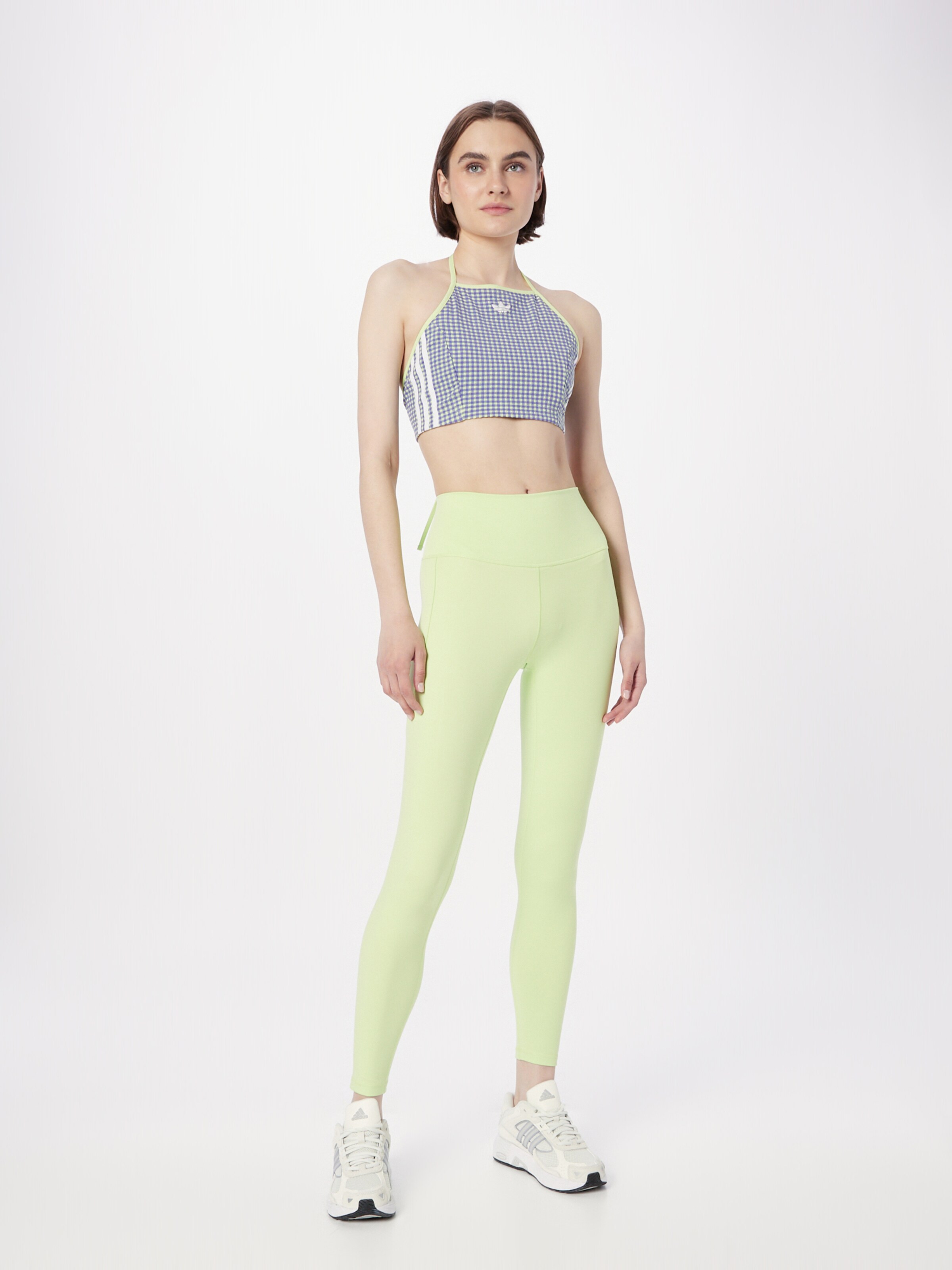 ADIDAS SPORTSWEAR Skinny Workout Pants Studio in Light Green ABOUT YOU