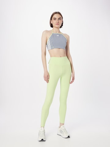 ADIDAS SPORTSWEAR Skinny Workout Pants 'Studio' in Green