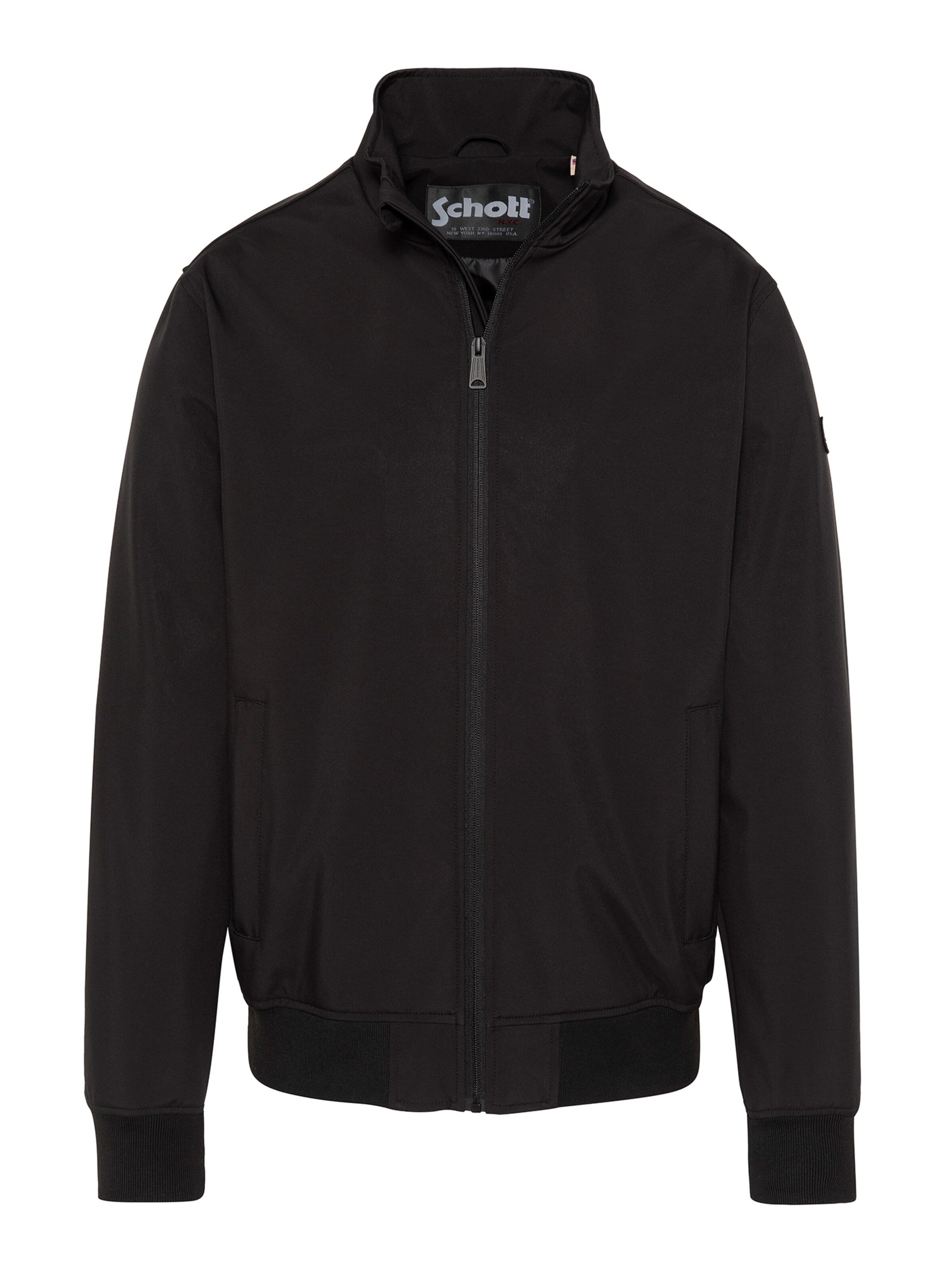 Schott NYC Veste mi-saison en XXL en noir, Vue avec produit