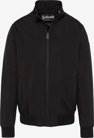 Schott NYC Übergangsjacke in Schwarz: Vorderseite