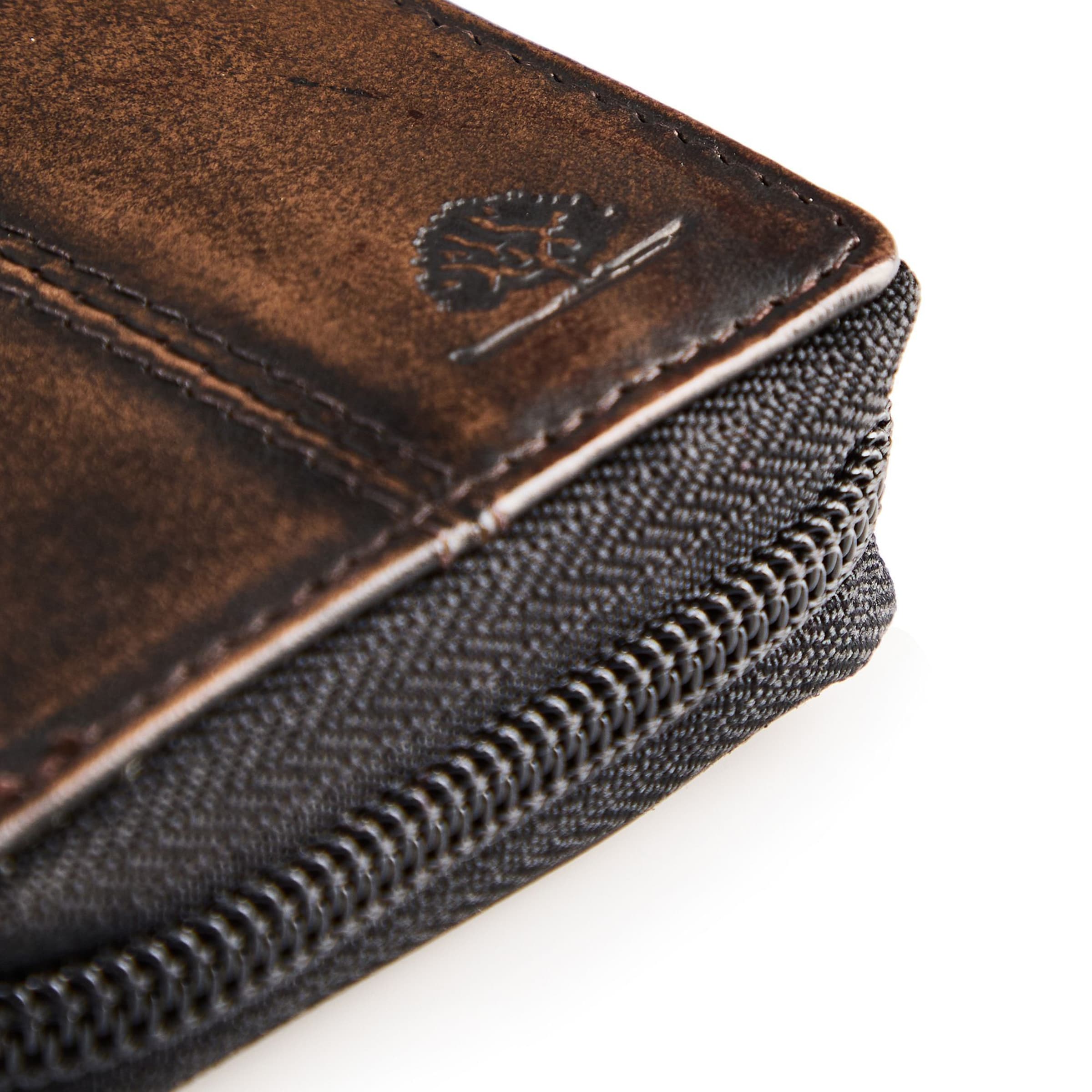 Porte-monnaies 'Destressed' GREENBURRY en marron