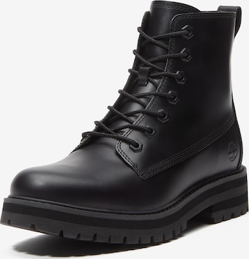 TIMBERLAND Šnurovacie členkové čižmy - Čierna: predná strana