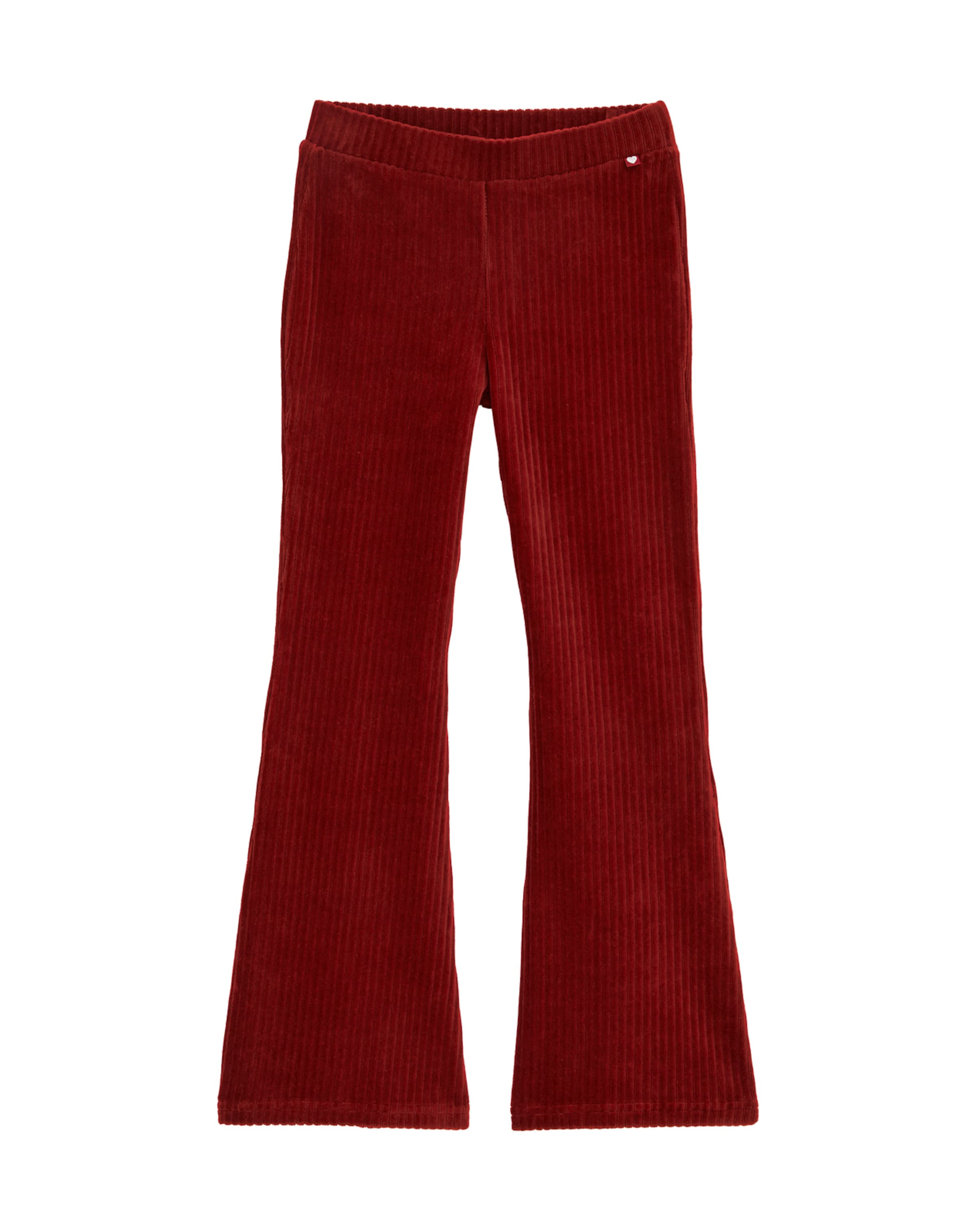 WE Fashion Flared Leggings in Rot: Vorderseite