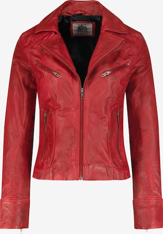 URBAN 5884® Lederjacke 'Juliette' in Rot: predná strana