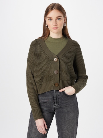 Denim Project Knit Cardigan in Green: front