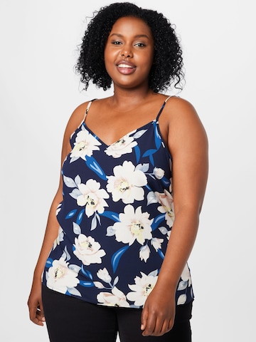 ONLY Carmakoma Top 'NOVA' in Blue: front