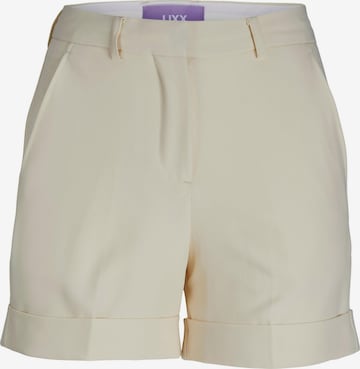 Pantaloni con pieghe 'Mary' di JJXX in beige: frontale